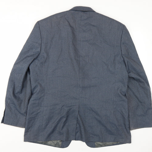 Chaps Men's Blue Check Blazer 46R