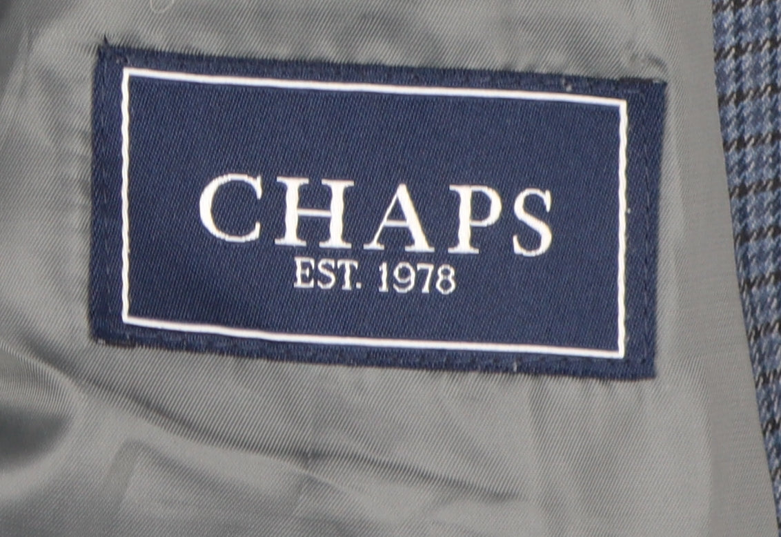 Chaps Men's Blue Check Blazer 46R