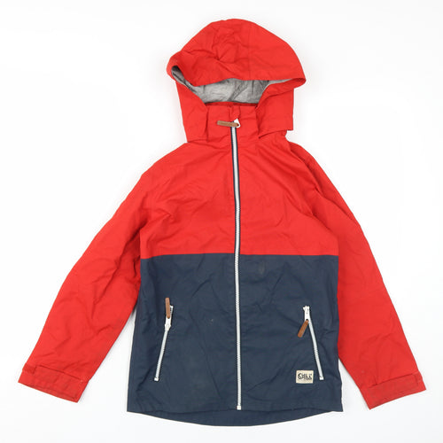 H&M Boys Red Blue Windbreaker Jacket 10 Years