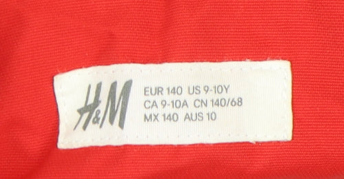H&M Boys Red Blue Windbreaker Jacket 10 Years