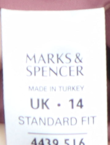 Marks and Spencer Women's Brown Jacket, Size 14