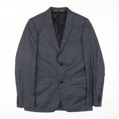 Ventuno 21 Men's Blue Blazer, Size 36R, Business Formal