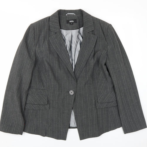 Marks and Spencer Grey Pinstripe Women's Jacket