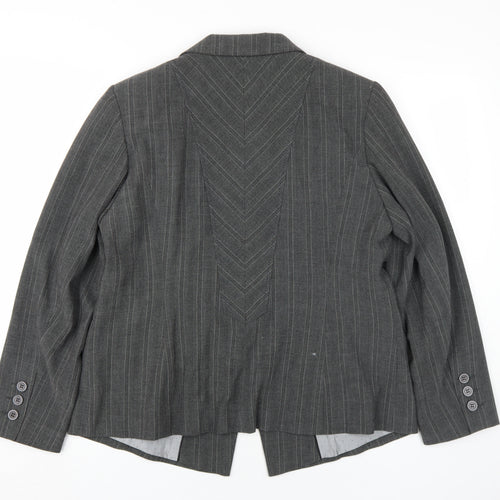 Marks and Spencer Grey Pinstripe Women's Jacket