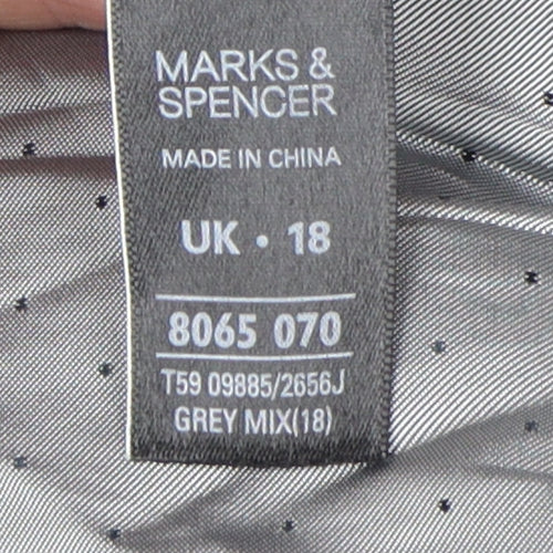 Marks and Spencer Grey Pinstripe Women's Jacket
