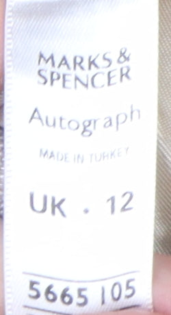 Marks and Spencer Women’s Beige Linen Blazer Size 12