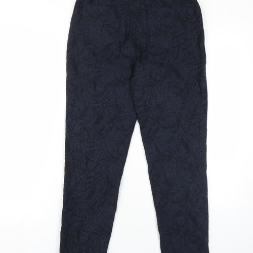 Robell Women's Blue Straight Trousers Size 12