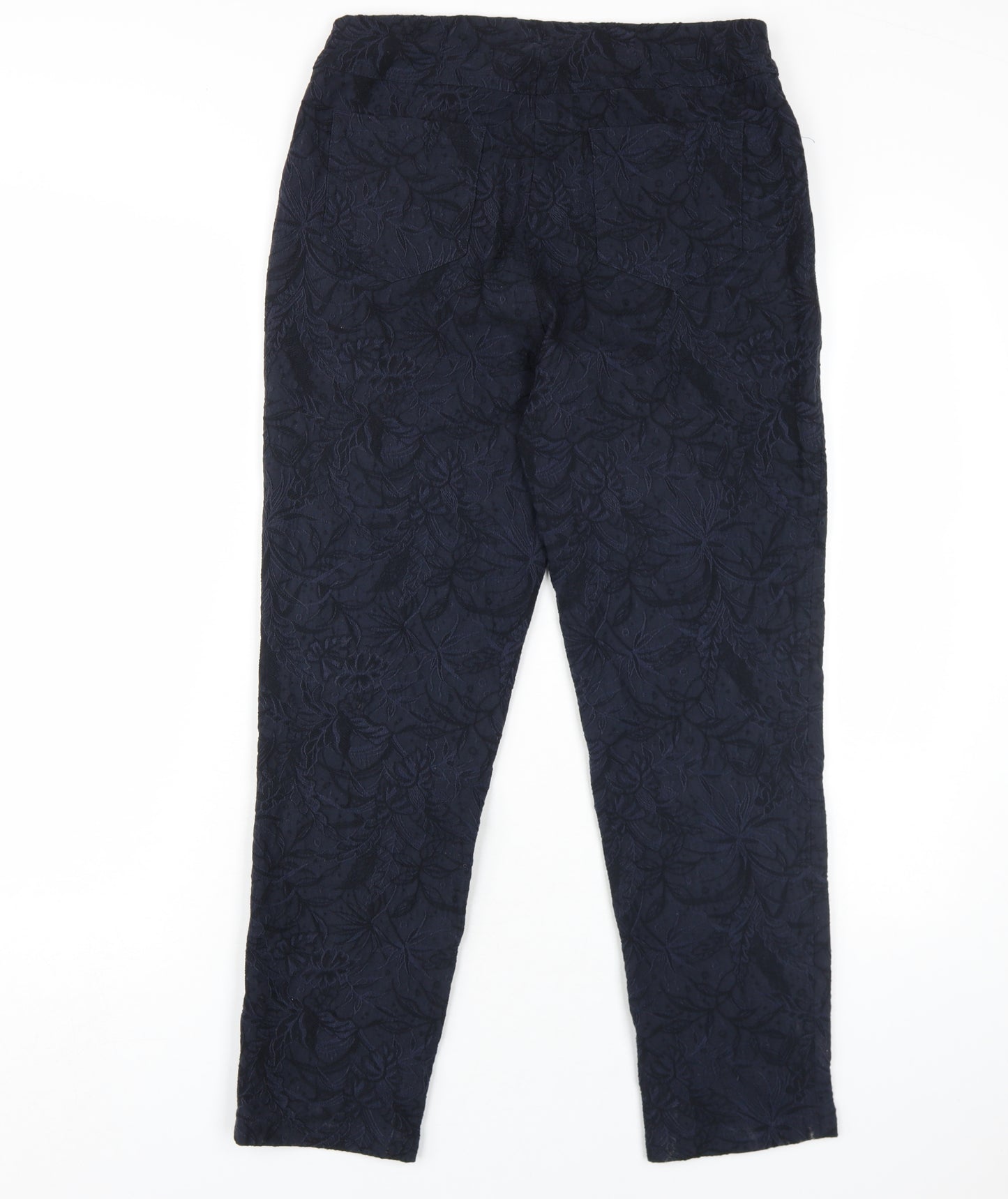 Robell Women's Blue Straight Trousers Size 12