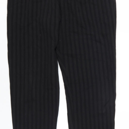 Kaliko Women's Black Striped Dress Trousers Size 12