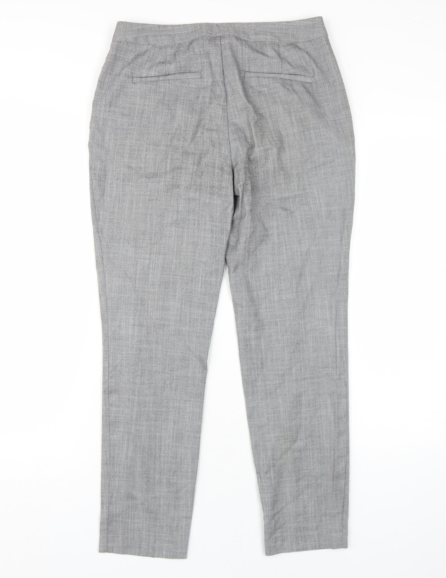 Zara Women's Grey Dress Pants, Size 8, Business Casual