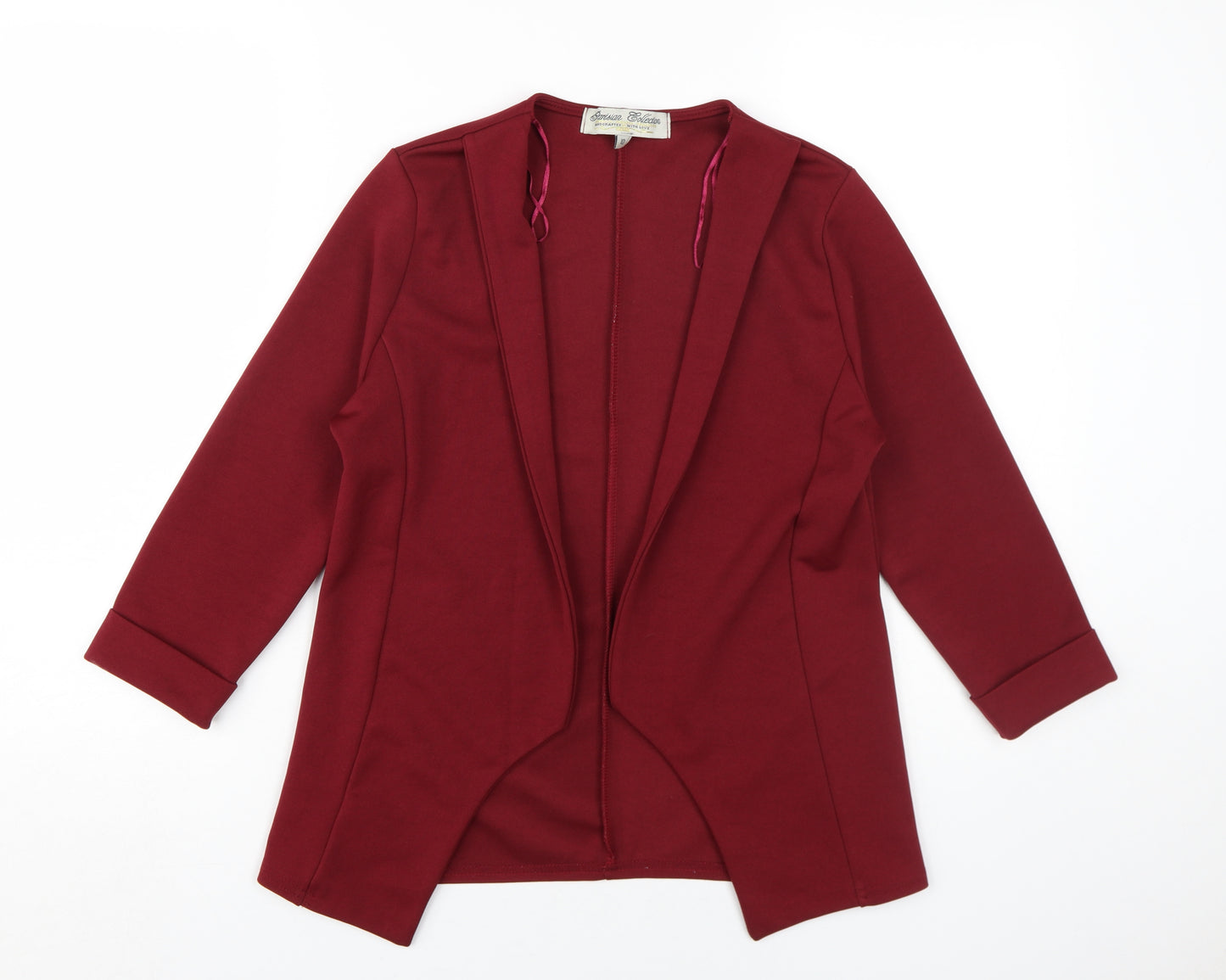 Parisian Collection Women's Red Basic Jacket Size 10