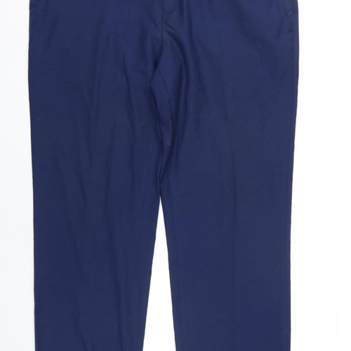 Burton Menswear Men's Blue Dress Pants 36R