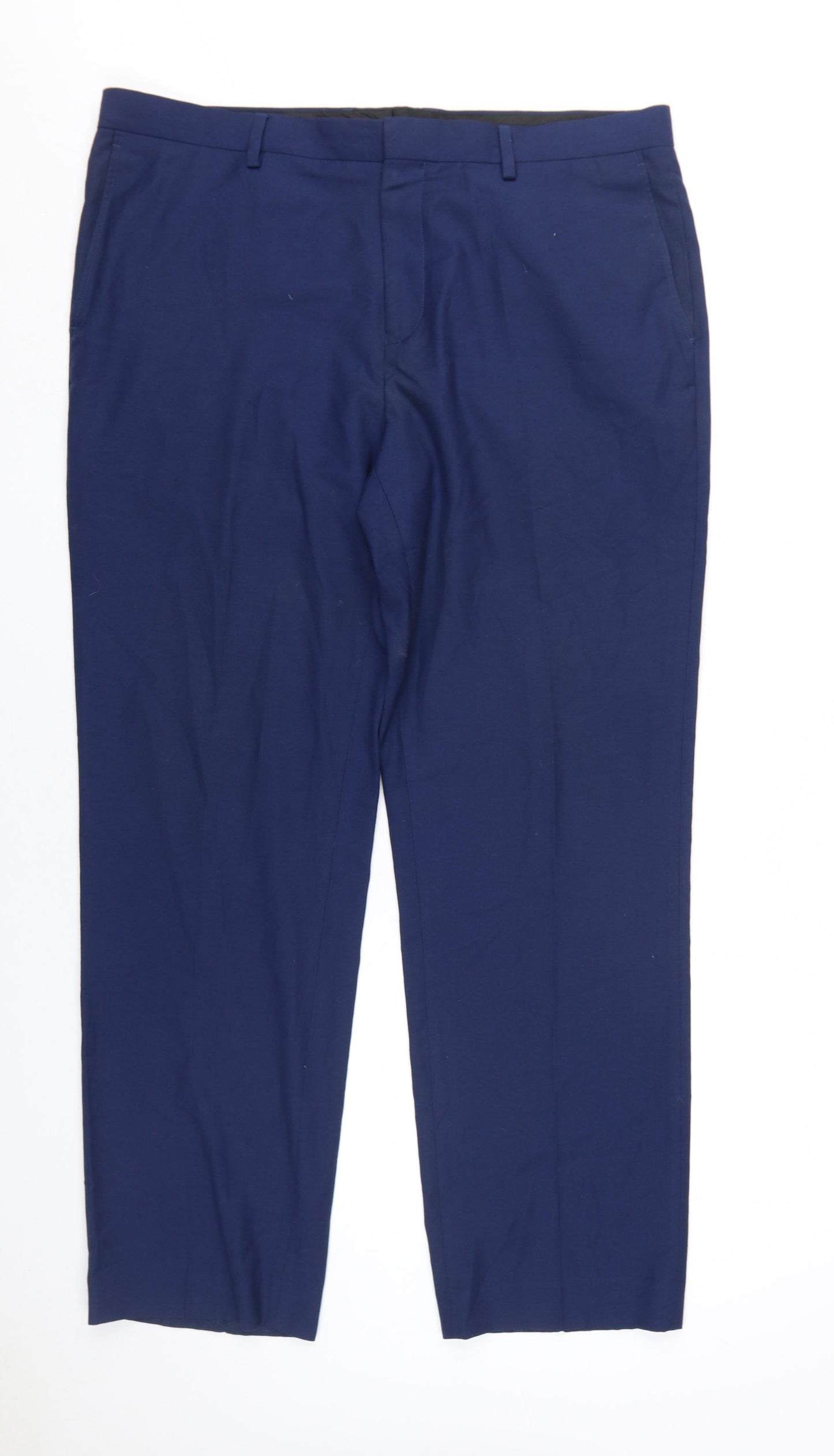 Burton Menswear Men's Blue Dress Pants 36R