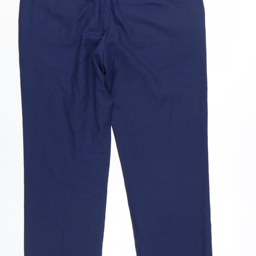 Burton Menswear Men's Blue Dress Pants 36R