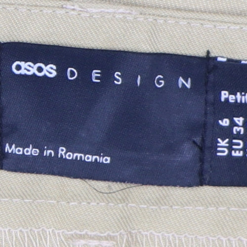 ASOS DESIGN Women's Beige Dress Pants Size 6