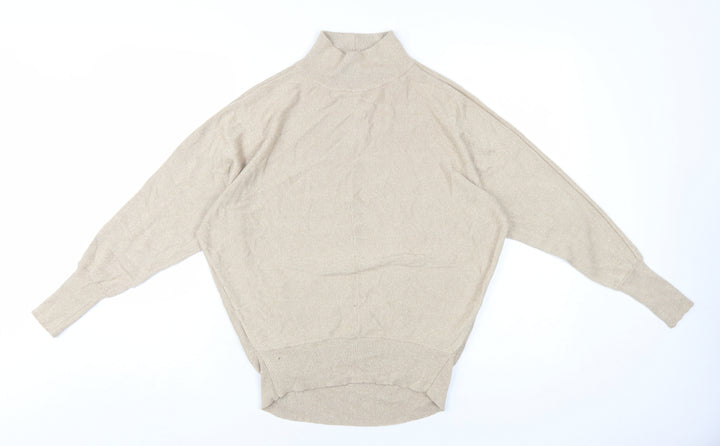 InWear Women's Beige Roll Neck Pullover Jumper XS