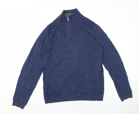 Fat Face Men's Blue Pullover Jumper Small