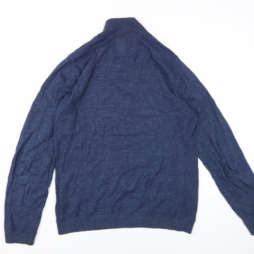 Fat Face Men's Blue Pullover Jumper Small