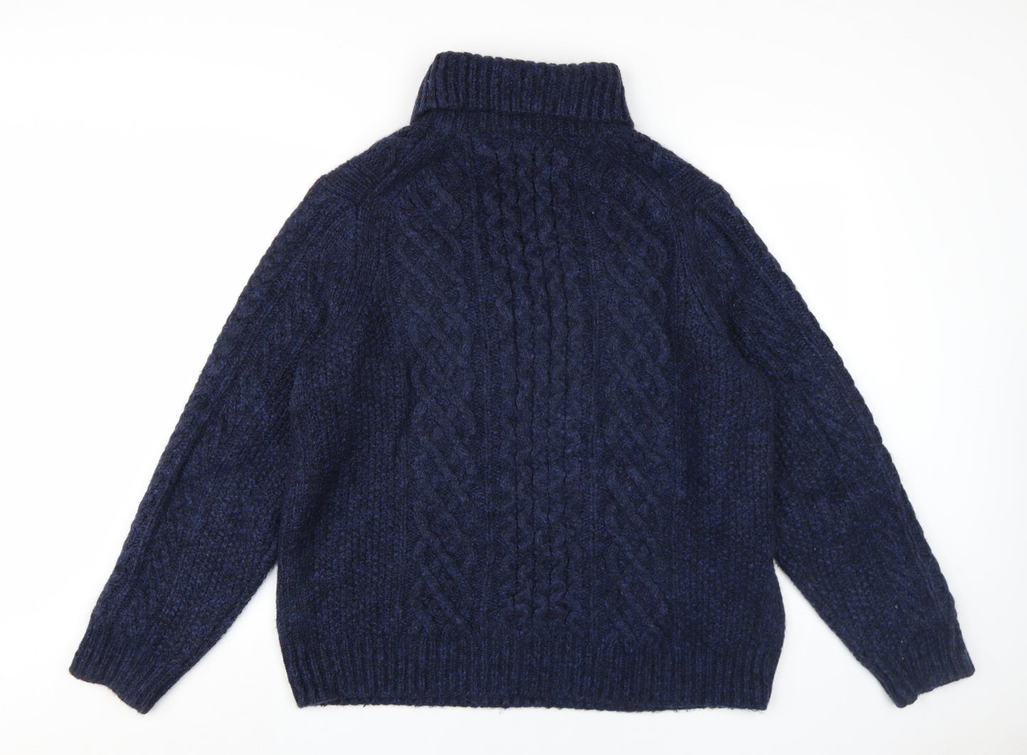 Alex Mill Men's Blue XL Cable-Knit Pullover Jumper