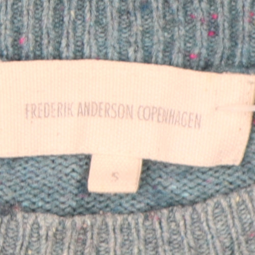 Frederik Anderson Copenhagen Men's Blue Pullover Jumper, Size S