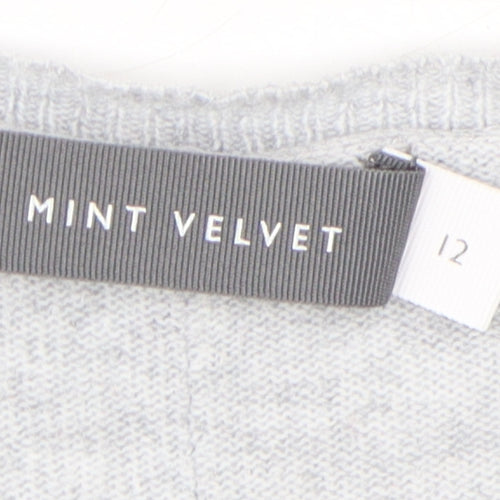 Mint Velvet Women's Grey Pullover Jumper Size 12