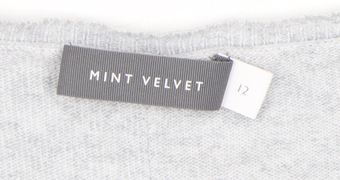 Mint Velvet Women's Grey Pullover Jumper Size 12