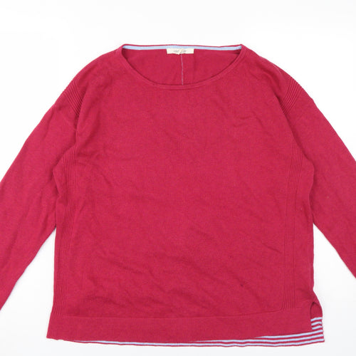 White Stuff Women's Red Pullover Jumper, Size 12