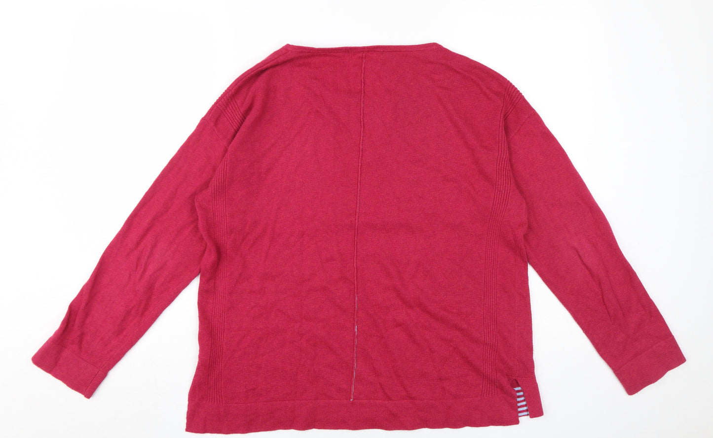 White Stuff Women's Red Pullover Jumper, Size 12