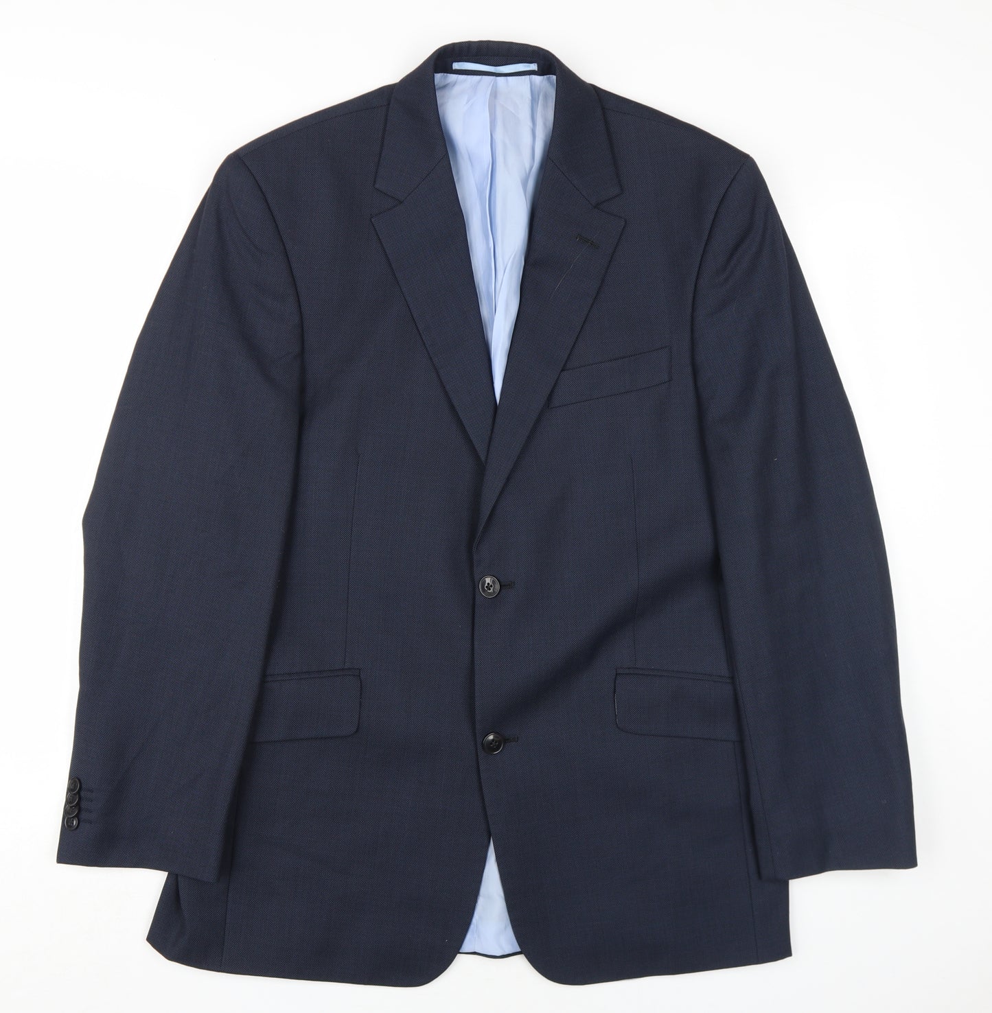 Daniel Hechter Men's Blue Blazer, Size 40R, Regular Fit