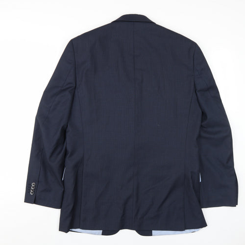Daniel Hechter Men's Blue Blazer, Size 40R, Regular Fit