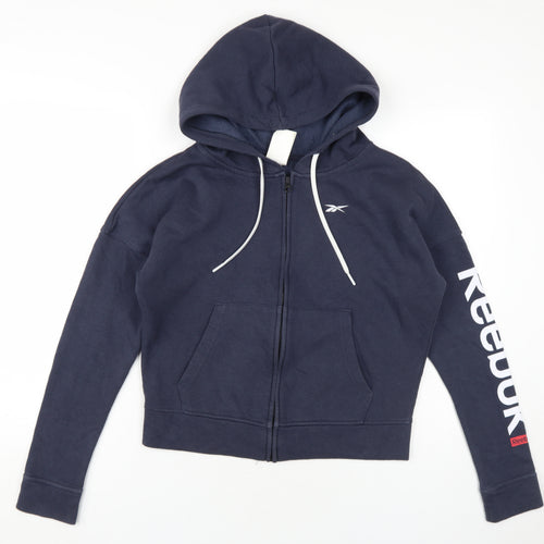 Reebok Women's Blue XS Full Zip Hoodie