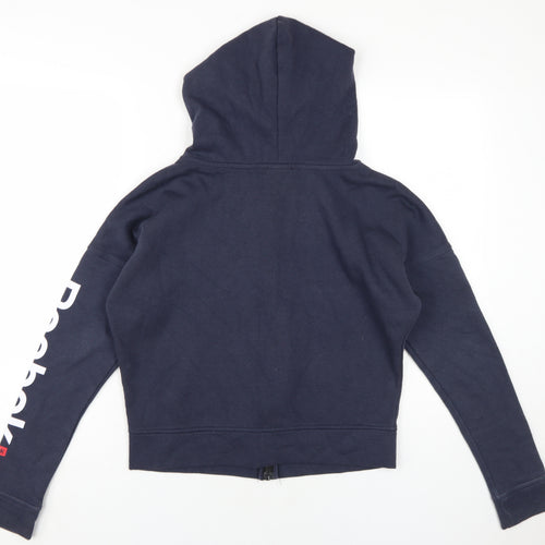 Reebok Women's Blue XS Full Zip Hoodie