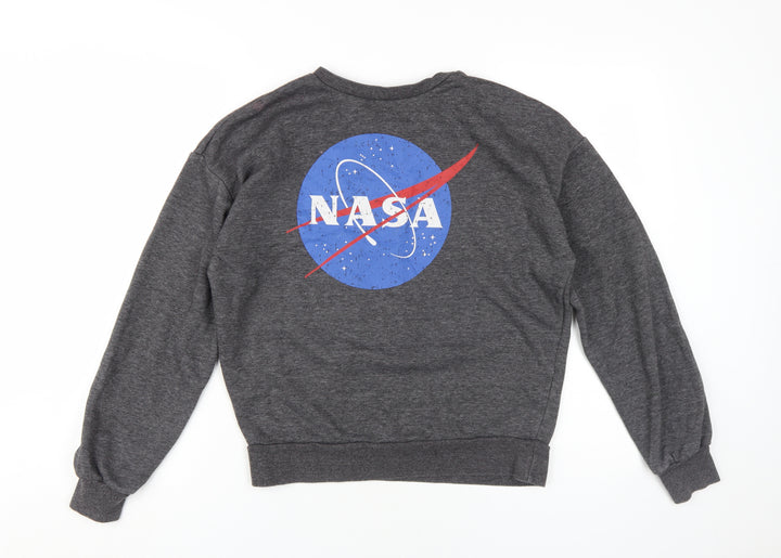 NASA Unisex Grey XS Pullover Sweatshirt with Logo