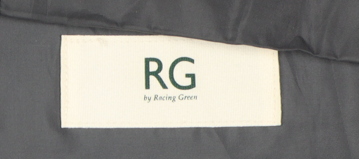 Racing Green Men's Grey Plaid Waistcoat 52R Regular
