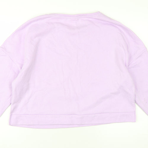 Disney Women’s Purple Mickey Sweatshirt, Size 16-18