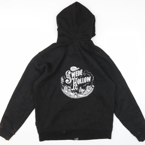 North Pro Men's Black Full Zip Hoodie L