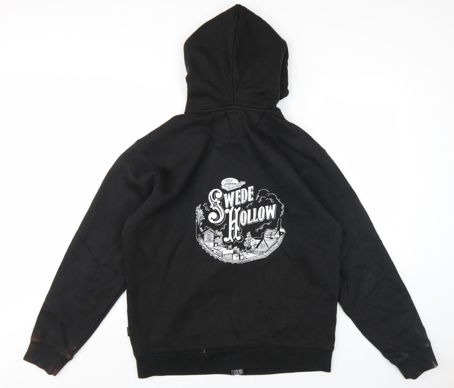 North Pro Men's Black Full Zip Hoodie L