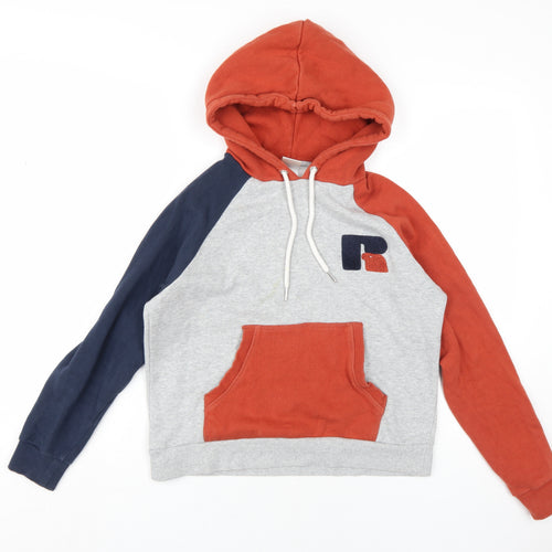 Russell Athletic Unisex Kids Colourblock Hoodie S