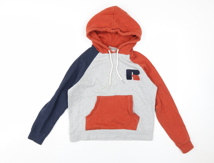 Russell Athletic Unisex Kids Colourblock Hoodie S