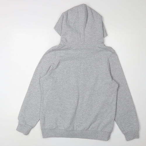 Grey Pudsey Hoodie Teens 12 Unisex Cotton Polyester Casual
