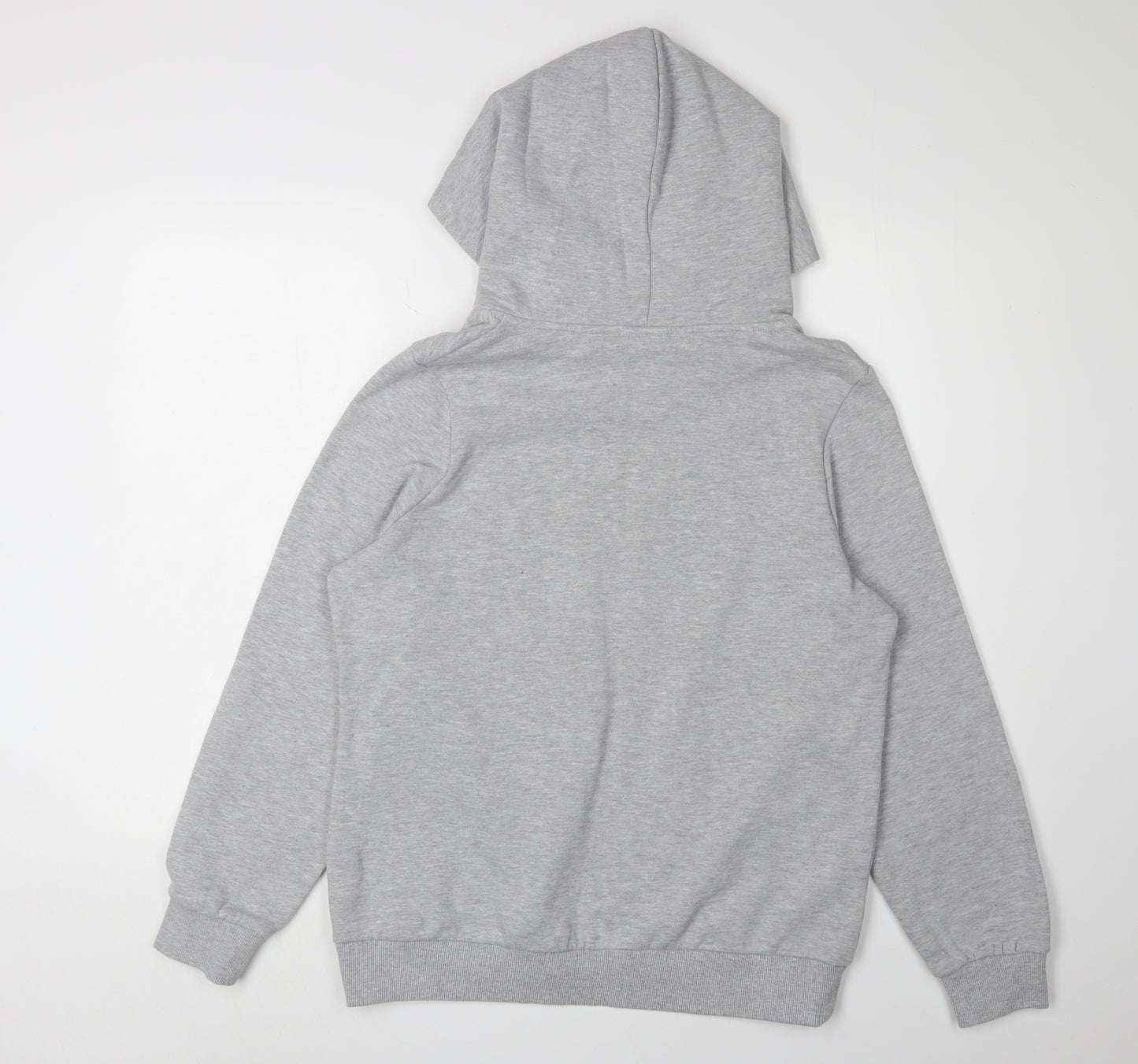 Grey Pudsey Hoodie Teens 12 Unisex Cotton Polyester Casual