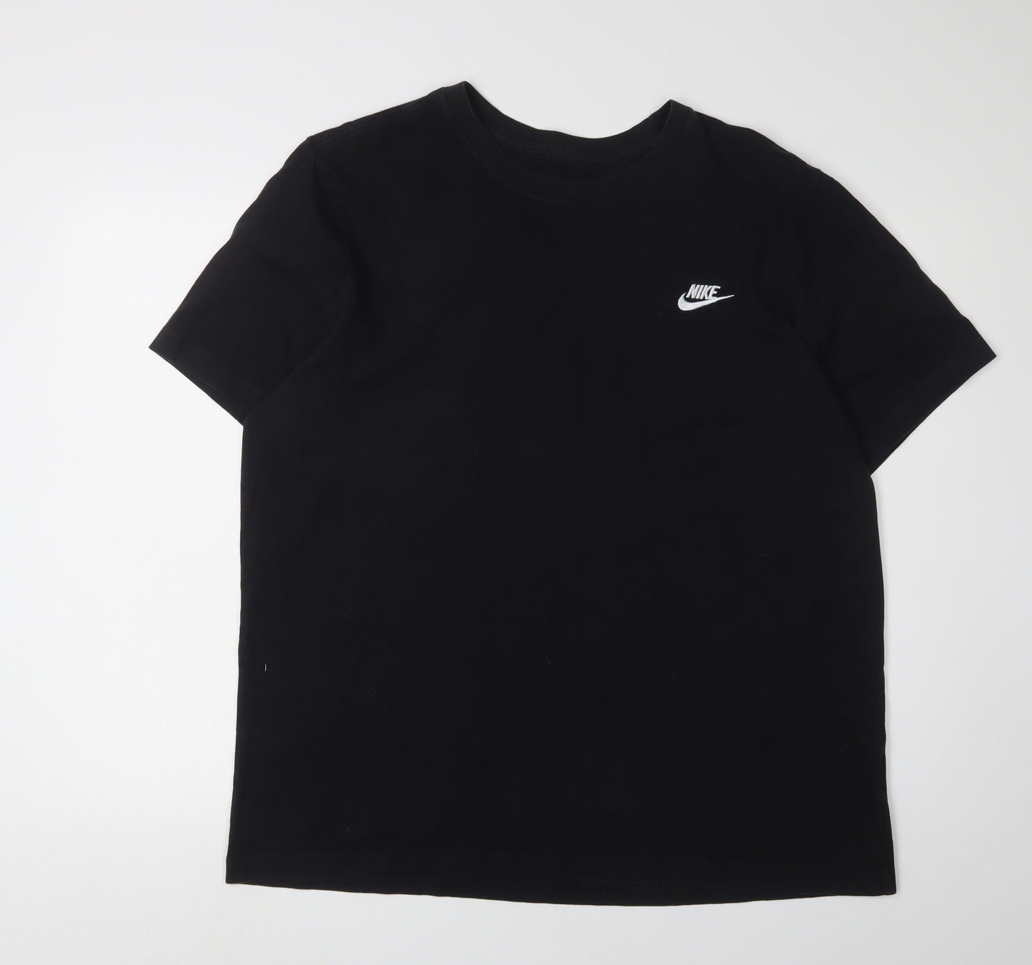 Nike Men's Black XL Regular Fit Logo T-Shirt