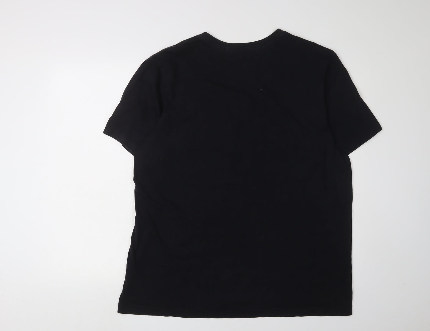 Nike Men's Black XL Regular Fit Logo T-Shirt