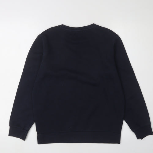 Champion Boys Black Logo Pullover Sweatshirt Large