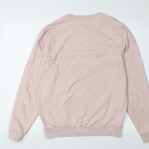 Jack Wills Women's Pink Pullover Sweatshirt - Size S