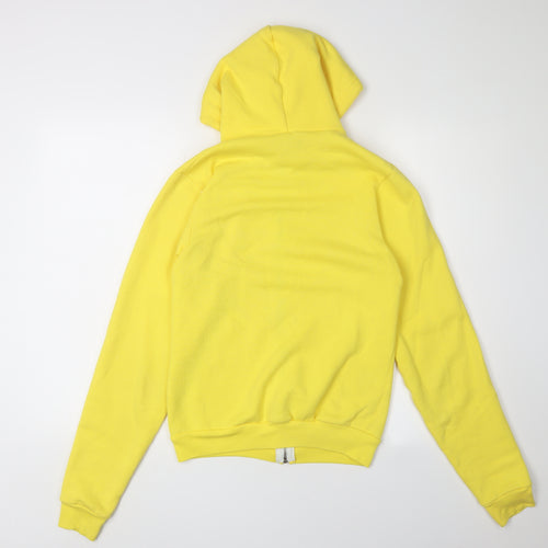 American Apparel Women's Yellow XS Full Zip Hoodie