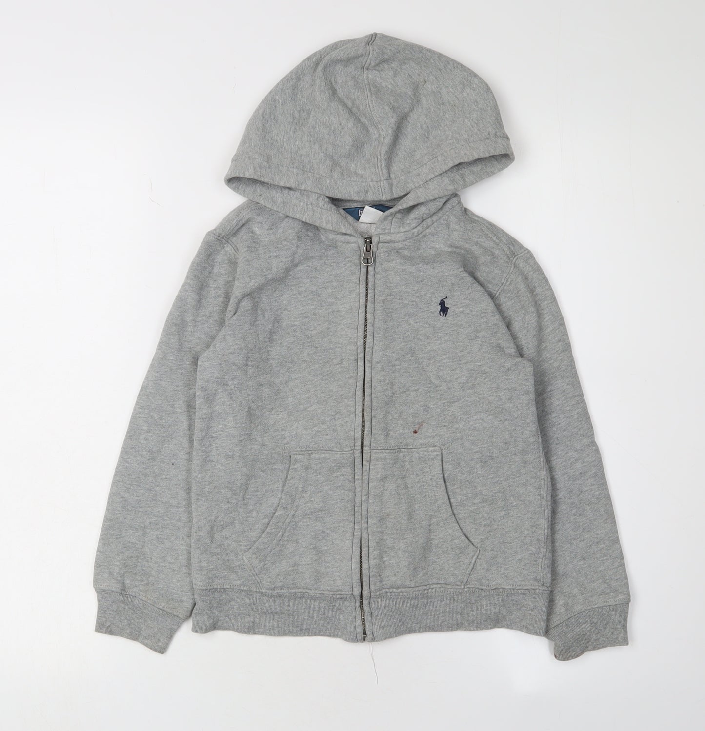 Polo Ralph Lauren Boys Grey Full Zip Hoodie - 7 Years