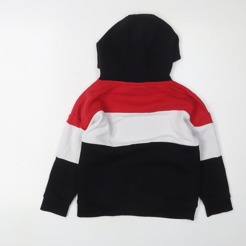 NBA Boys Black Red White Pullover Hoodie 5-6 Years