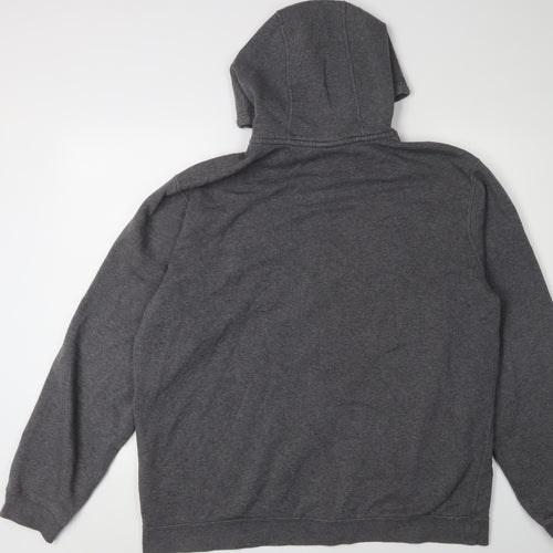 Nike Men's Grey XL Full Zip Hoodie, Comfortable and Stylish
