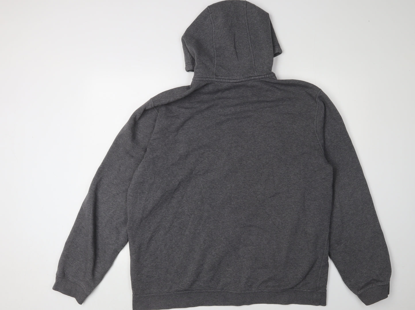 Nike Men's Grey XL Full Zip Hoodie, Comfortable and Stylish